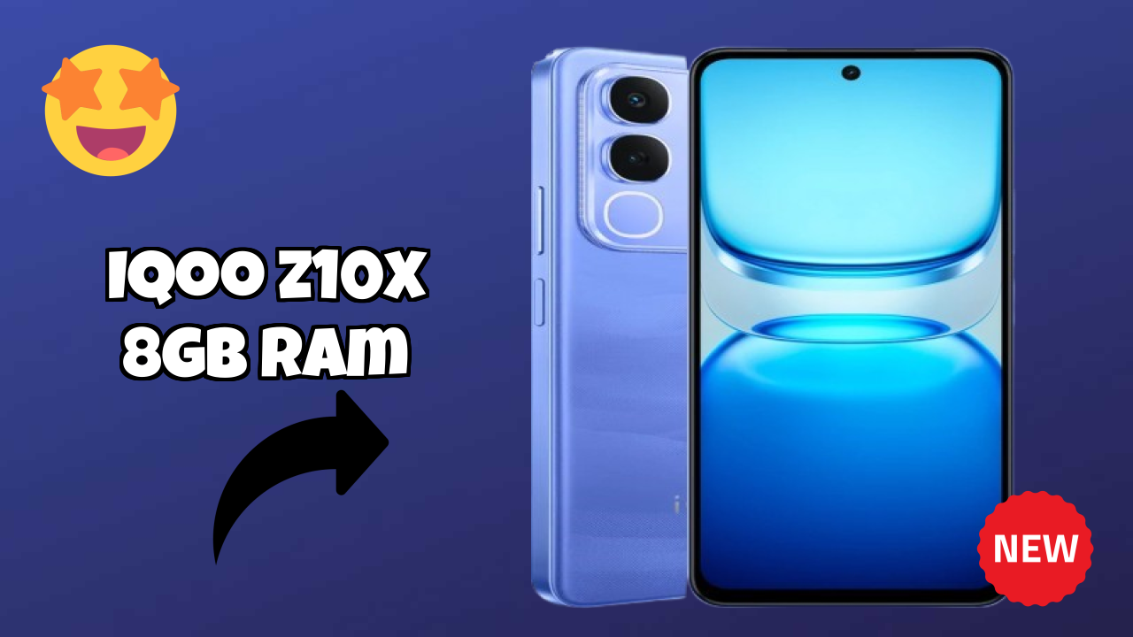 नया IQOO Z10x 8GB RAM 2026: उच्च क्वॉलिटी डिस्प्ले के साथ नवीनतम मोबा