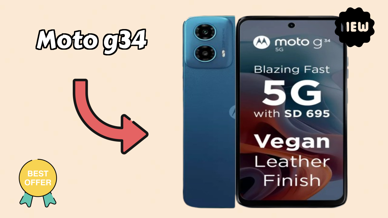 2026 Moto G34: सभी स्मार्टफोन यूजरओं के लिए दुनिया में
