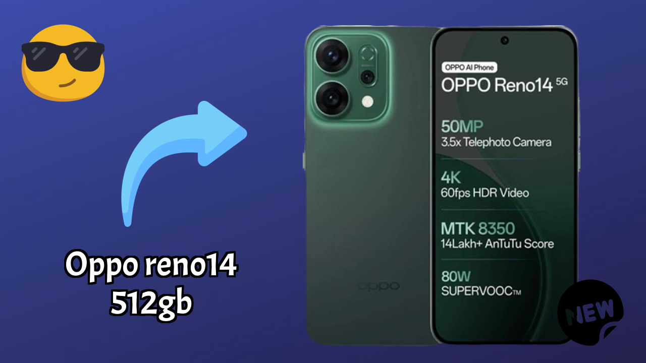 OPPO Reno14 512GB क़ीमत गिरावट अलर्ट: अब सिर्फ ₹42,999