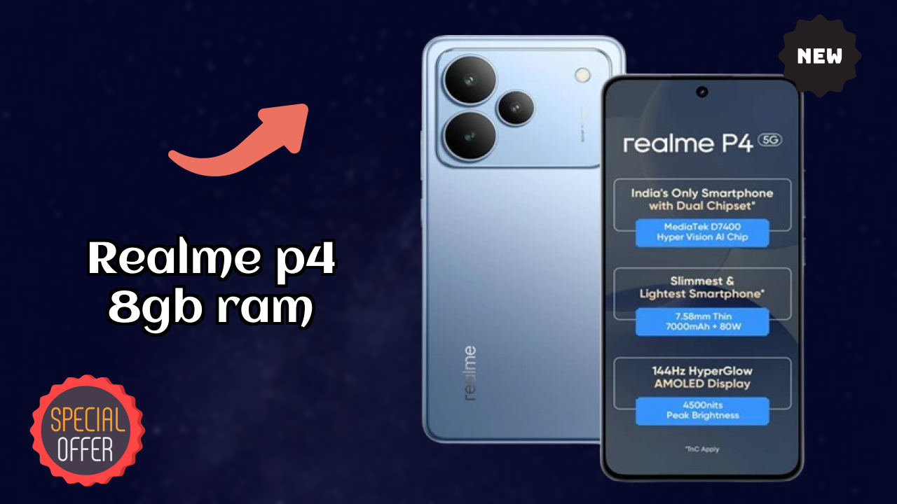 Realme P4 8GB RAM 2026: कैमरा और लंबी लाइफ बैटरी विभिन्न कंपनियों के 