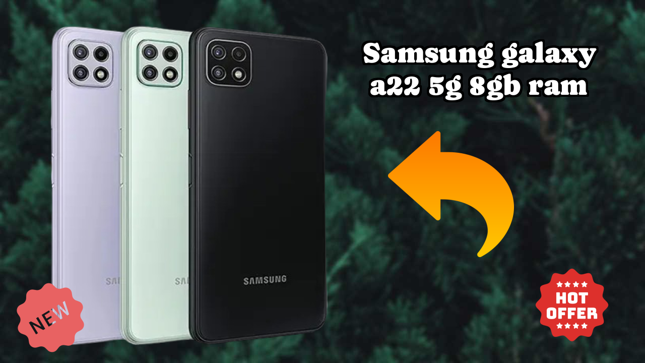 Samsung Galaxy A22 5G 8GB RAM शो: 8 GB RAM गेमिंग टेस्ट किया गया