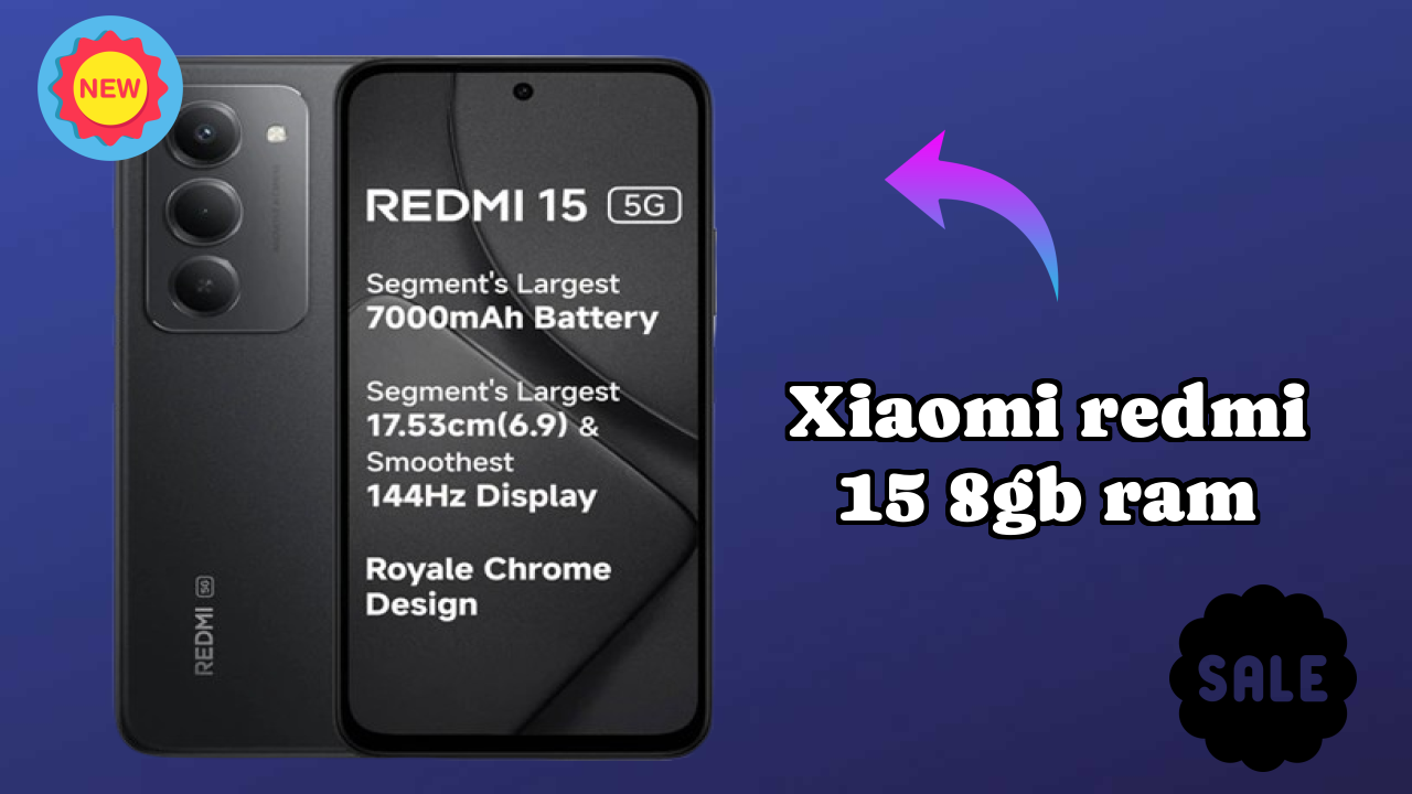 Xiaomi Redmi 15 8GB RAM क़ीमत गिरावट: अब सिर्फ ₹15,998 में उपलब्ध